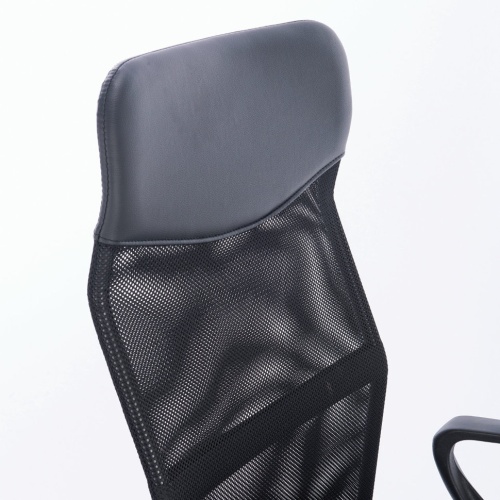 Кресло офисное Brabix Tender MG-330 сетка/ткань/кожзам, черное 531845 фото 8